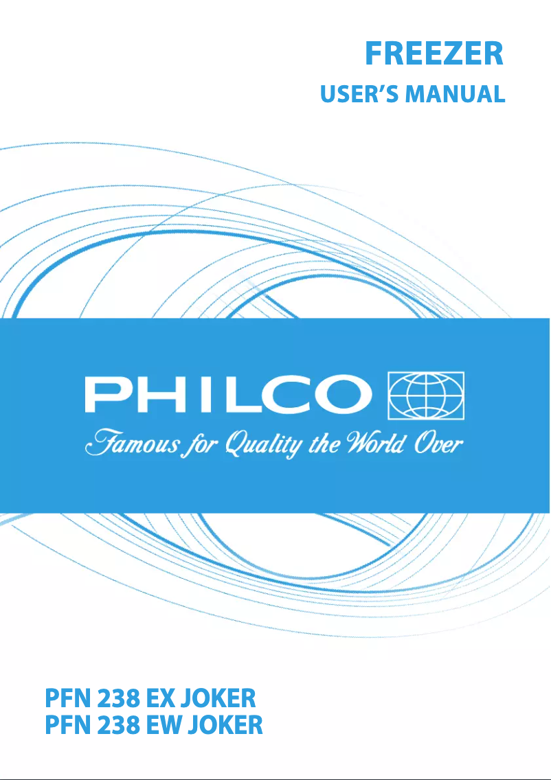 Page n°1 - Manuel utilisateur Philco PFN 238 EX JOKER