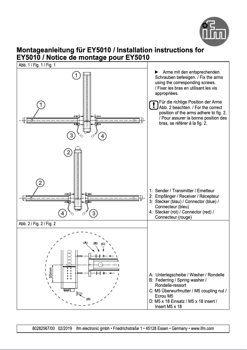 Image de la première page du manuel de l'appareil EY5010