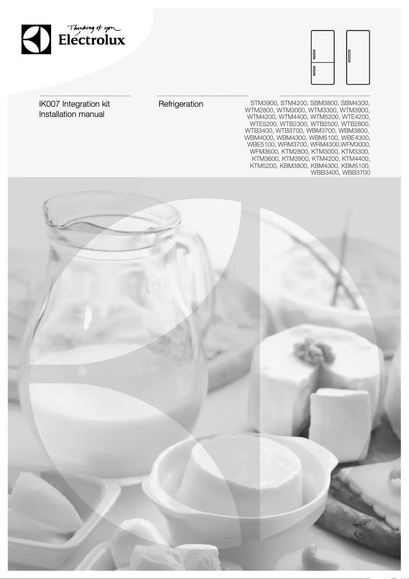 Page 1 de la notice Guide d'installation Westinghouse WTM4200WB