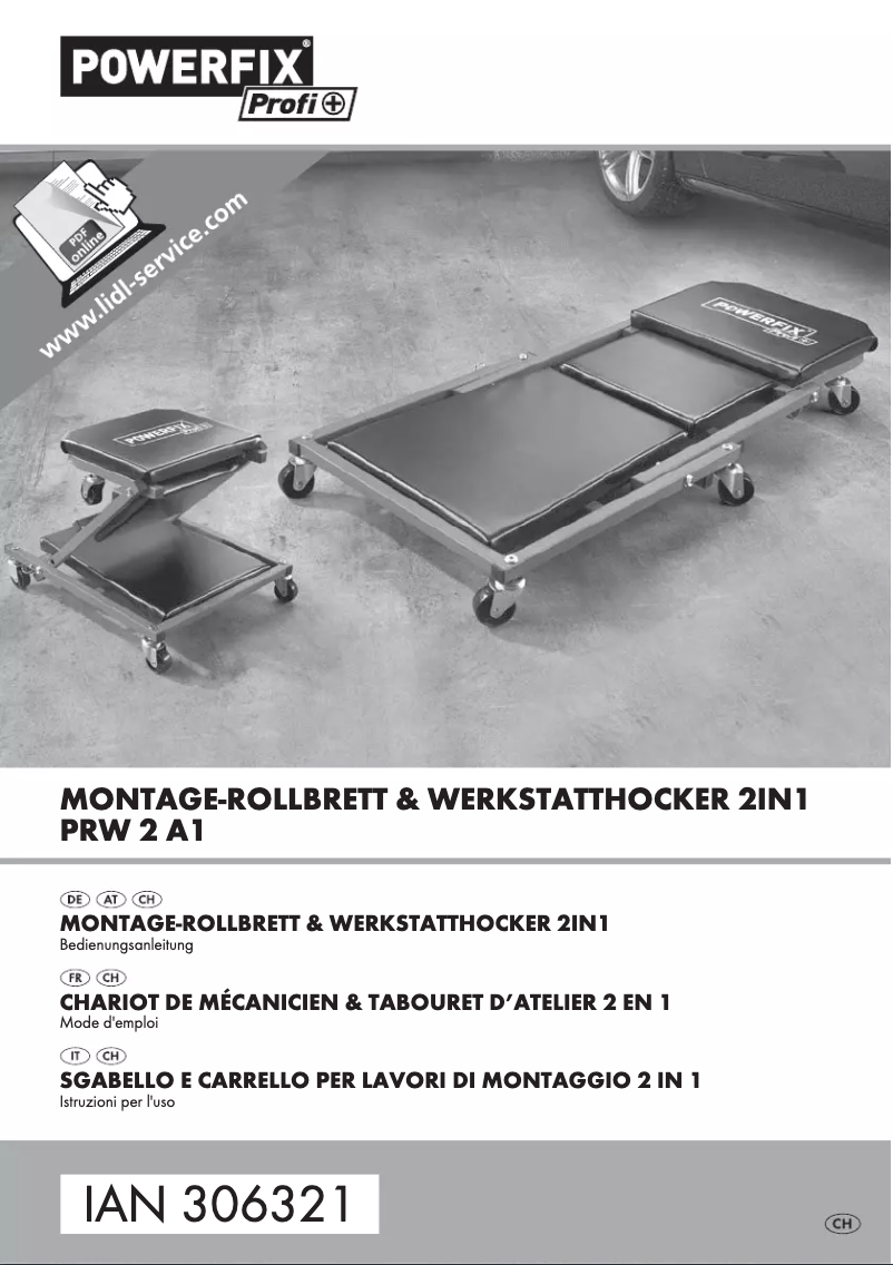 Página 1 del manual Manual de usuario Powerfix PRW 2 A1