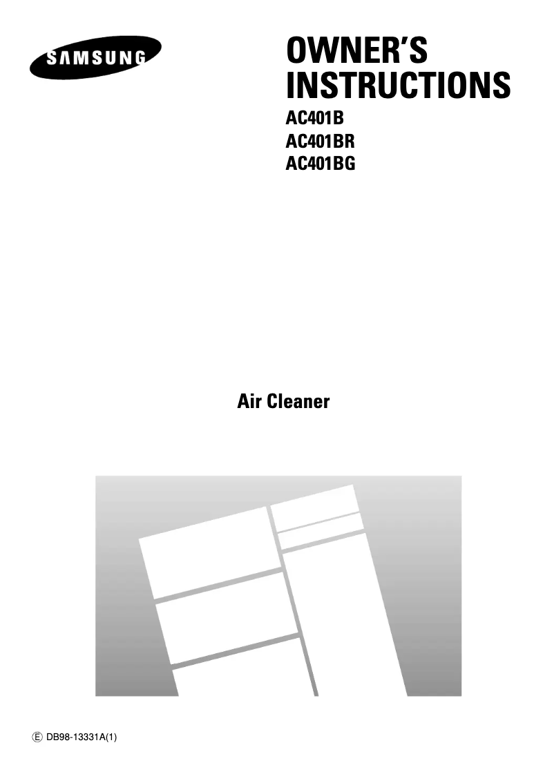 Image de la première page du manuel de l'appareil AC401BR/HAC