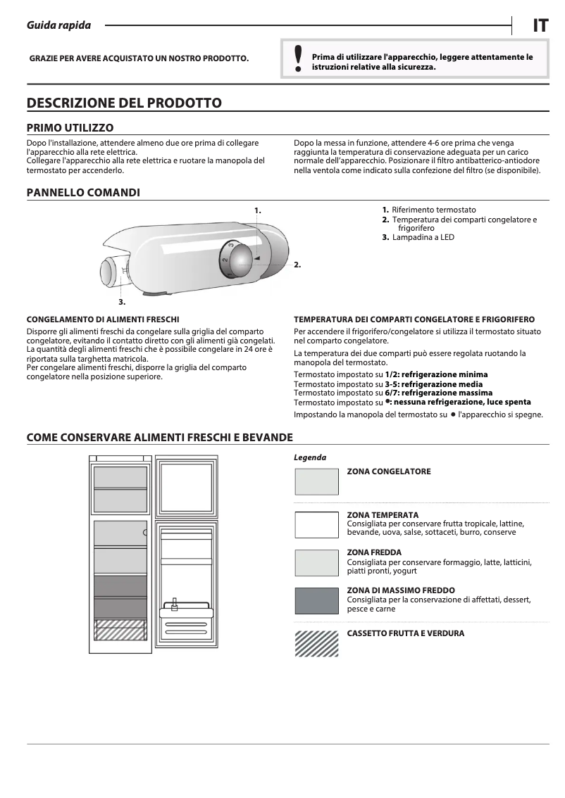Page 1 de la notice Manuel utilisateur Privileg PRT 12S1