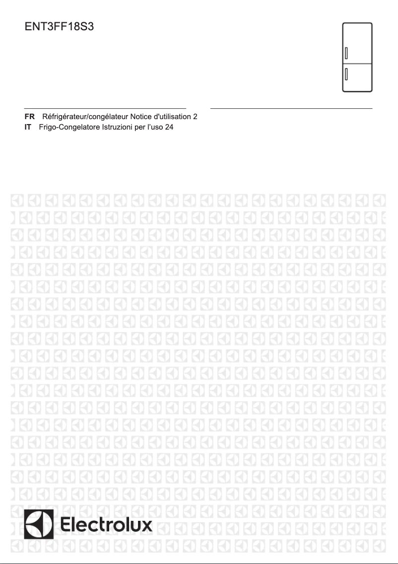 Page n°1 - Manuel utilisateur Electrolux ENT3FF18S