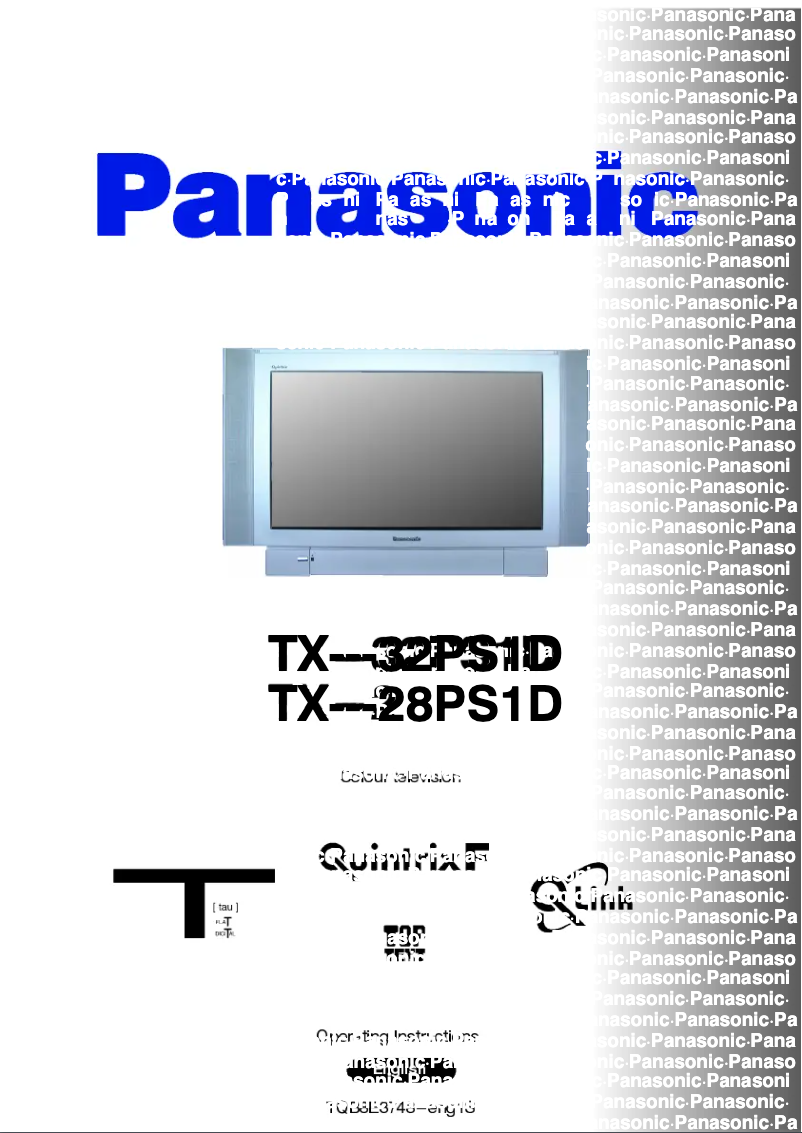 Imagen de la primera página del manual del dispositivo TX-32PS1D