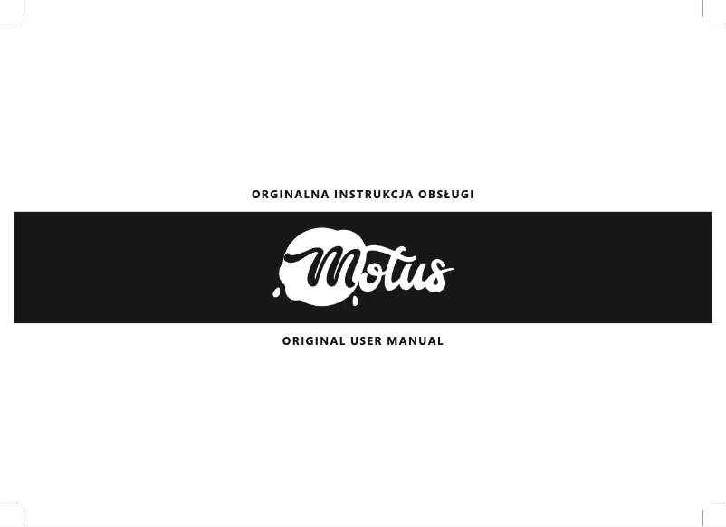 Page 1 de la notice Manuel utilisateur Motus Scooty 8.5