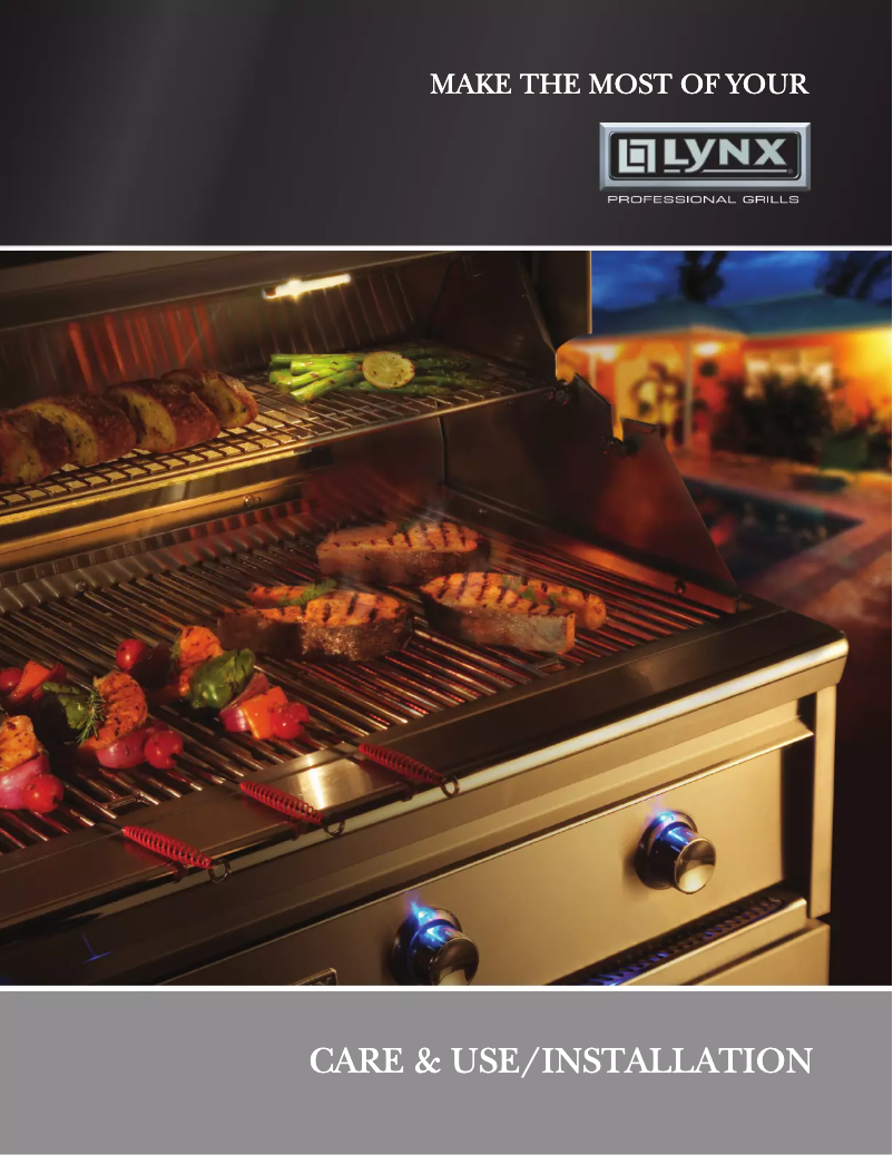 Page n°1 - Manuel utilisateur Lynx Professional L36R-3