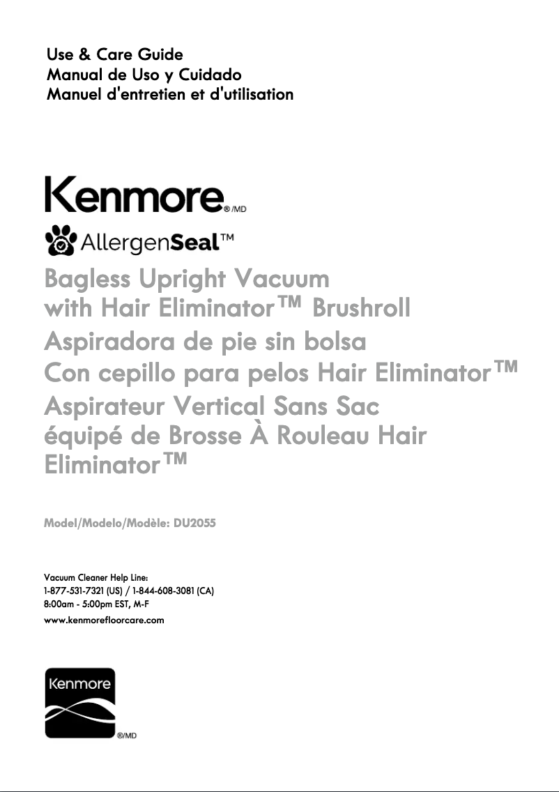 Image de la première page du manuel de l'appareil DU2055