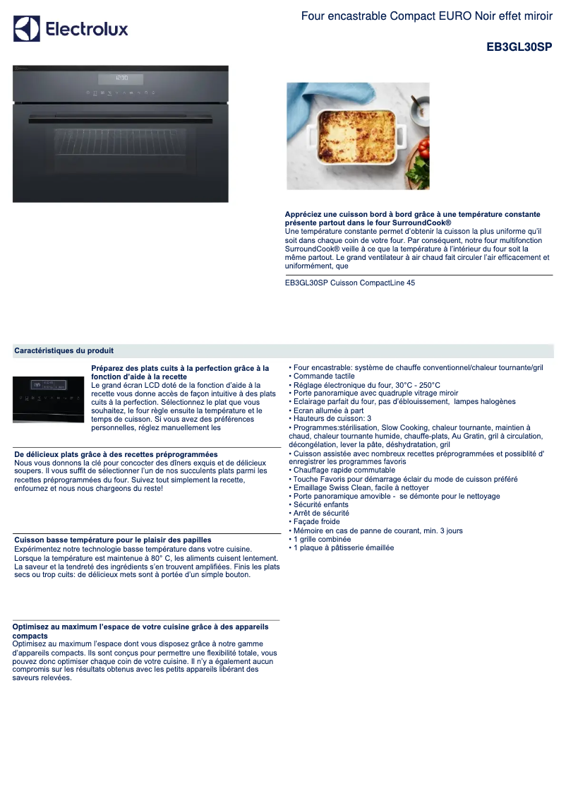 Imagen de la primera página del manual del dispositivo EB3GL30SP