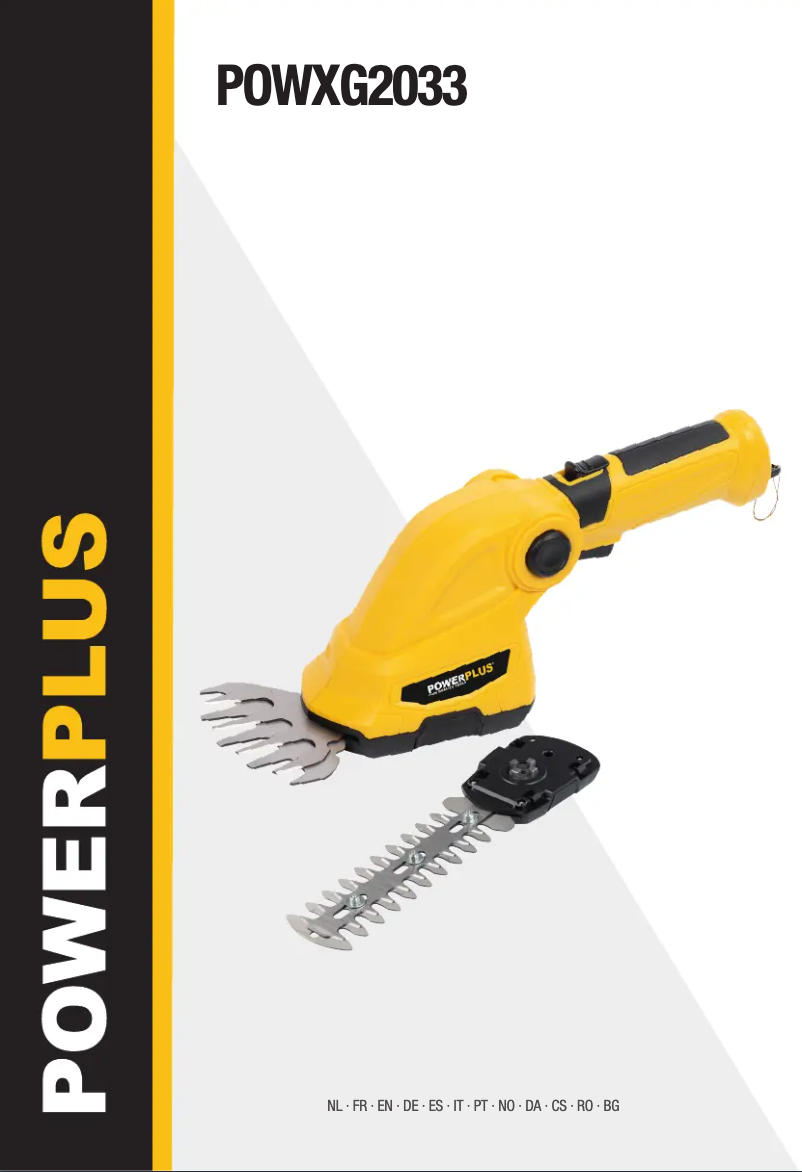 Page 1 de la notice Manuel utilisateur PowerPlus POWXG2033