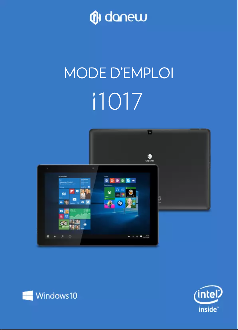 Page n°1 - Manuel utilisateur Danew i1017