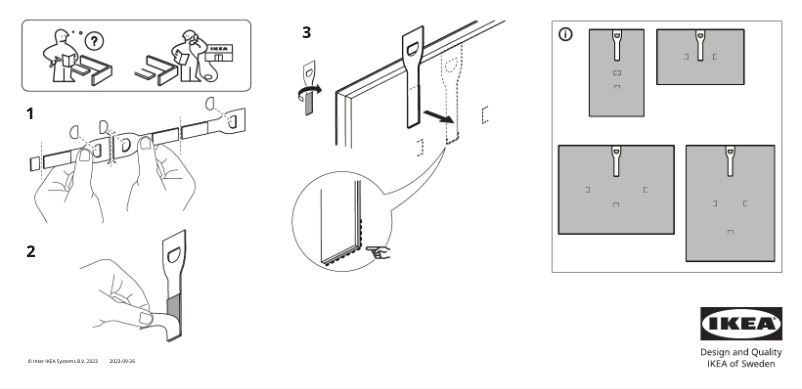 Page 1 de la notice Manuel utilisateur Ikea COLORADOGRAN 905.706.56