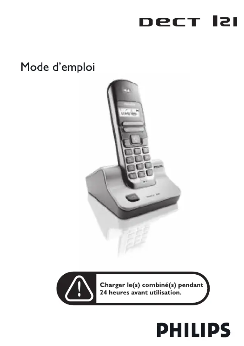 Página 1 del manual Manual de usuario Philips DECT1211S