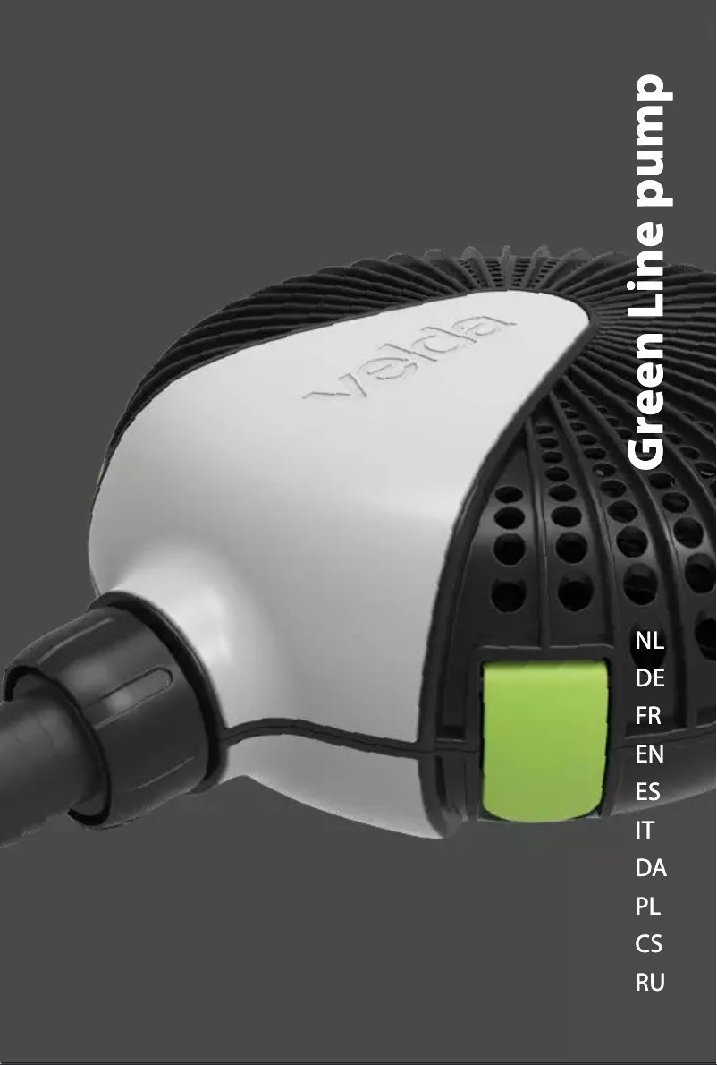 Page n°1 - Manuel utilisateur Velda Green Line 12500