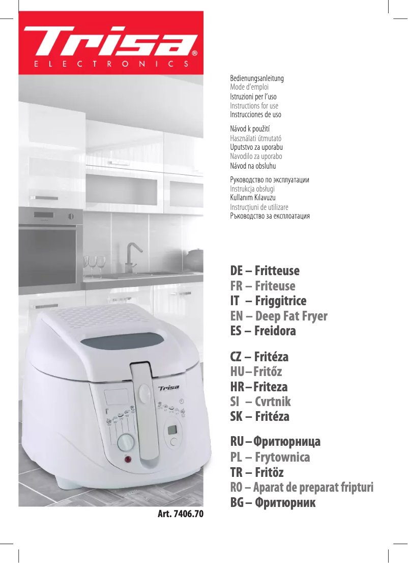 Page 1 de la notice Manuel utilisateur Trisa Multi Frite Timer