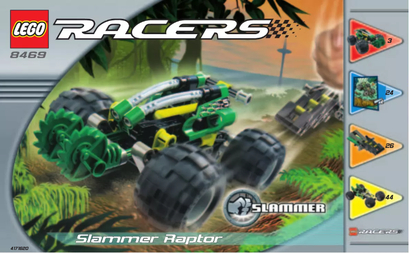 Page 1 de la notice Manuel utilisateur Lego Racers 8469