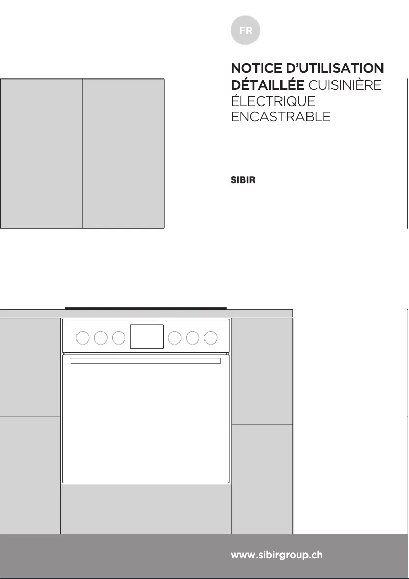 Page n°1 - Manuel utilisateur SIBIR EH 6310 E