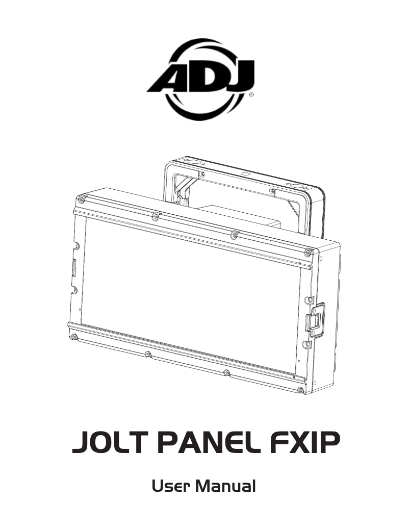 Image de la première page du manuel de l'appareil Jolt Panel FXIP