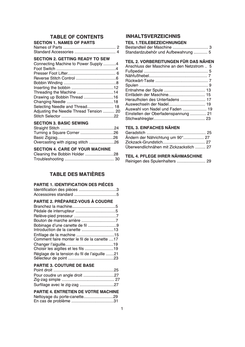 Image de la première page du manuel de l'appareil 14525