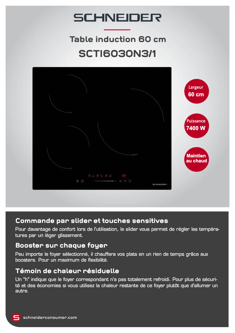 Image de la première page du manuel de l'appareil SCTI6030N3/1