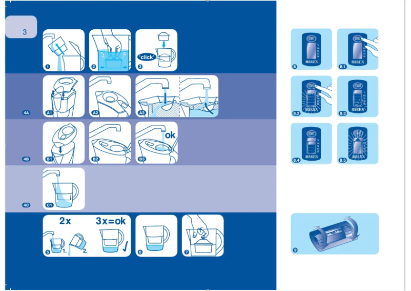 Page 1 de la notice Manuel utilisateur BRITA Marella XL