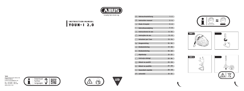 Imagen de la primera página del manual del dispositivo Youn-I 2.0