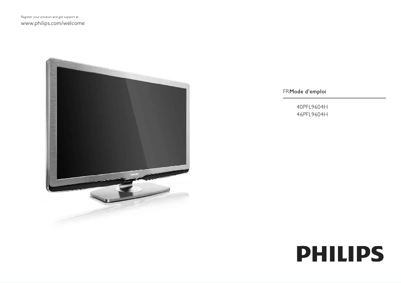 Page n°1 - Manuel utilisateur Philips 40PFL9604H