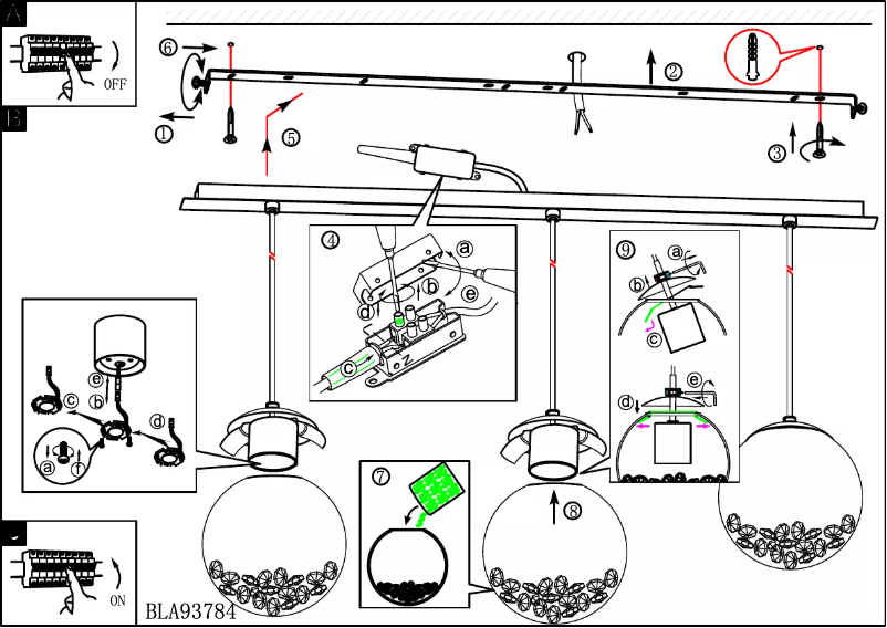 Page n°1 - Manuel utilisateur Eglo Montefio 1