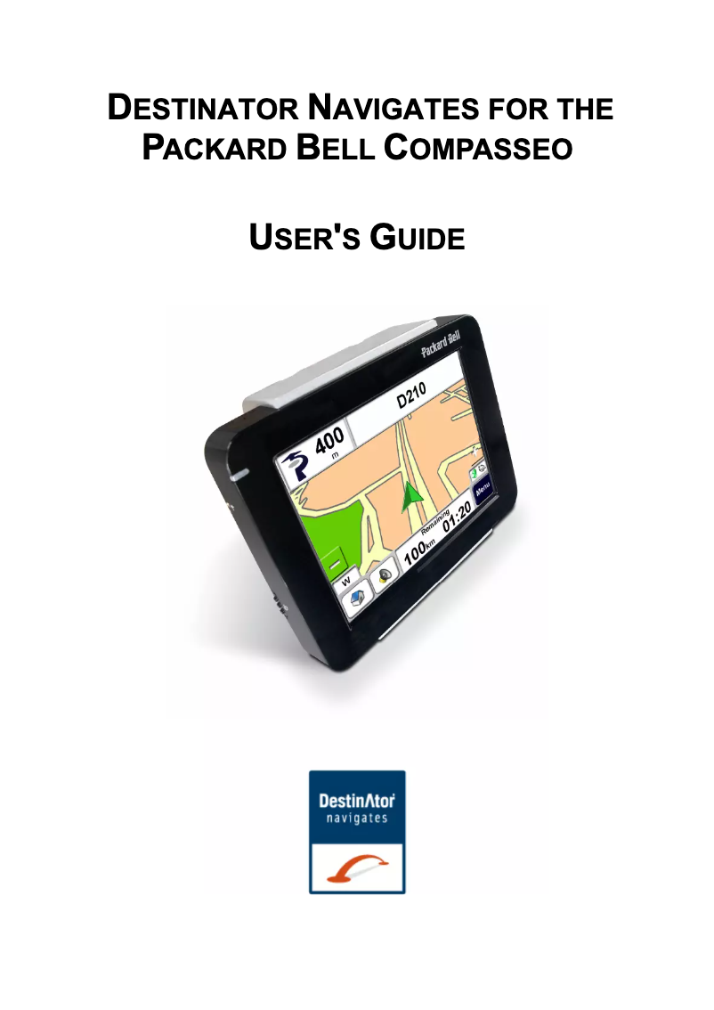 Page n°1 - Manuel utilisateur Packard Bell Compasseo