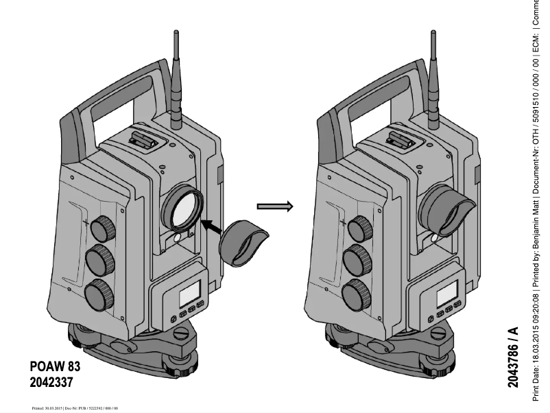 Page 1 de la notice Manuel utilisateur Hilti POAW 83