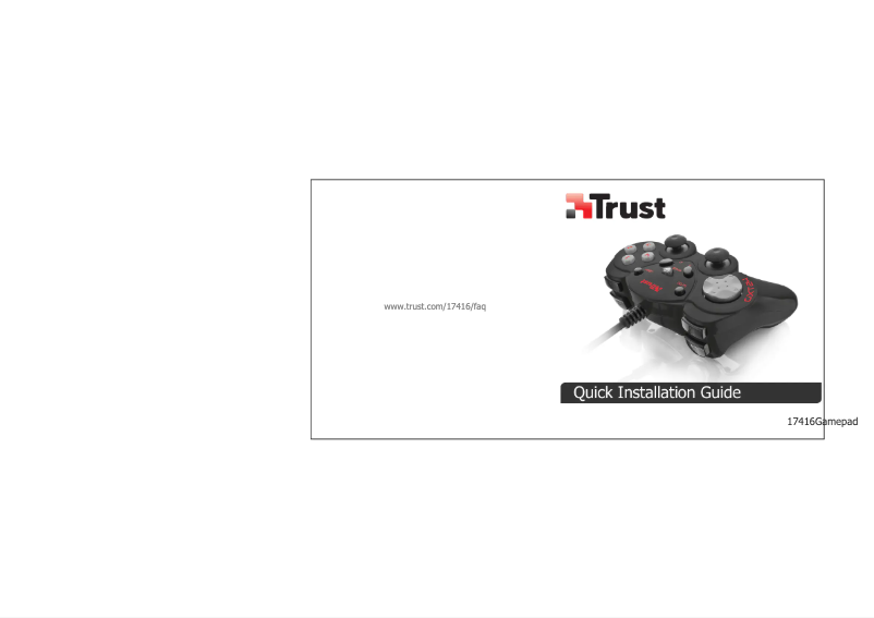 Page 1 de la notice Manuel utilisateur Trust GXT 24