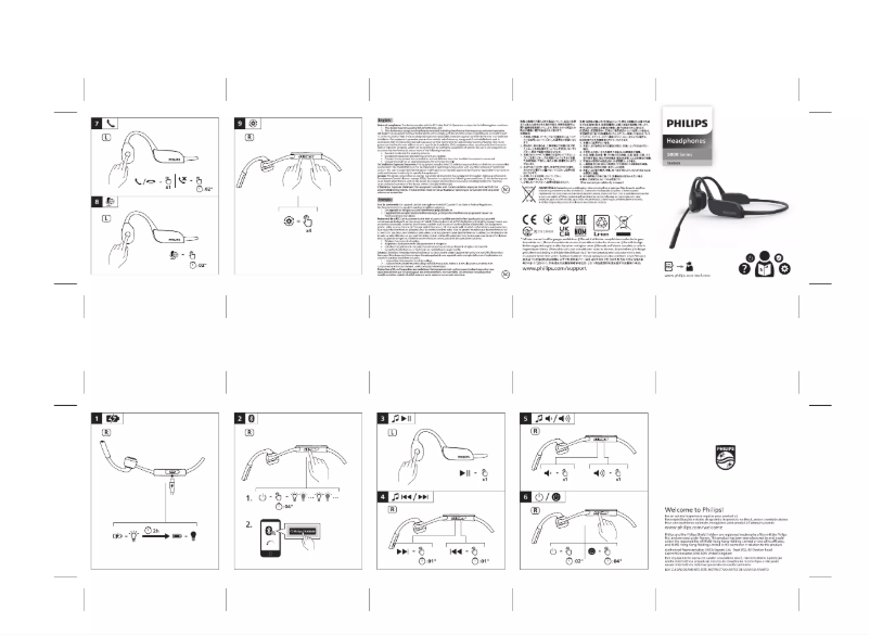 Page n°1 - Guide de démarrage rapide Philips TAN5609