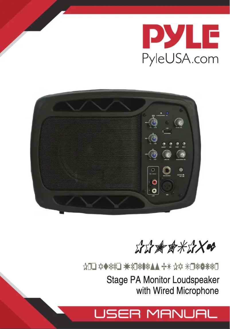 Page n°1 - Manuel utilisateur Pyle CA-PPMNSP52