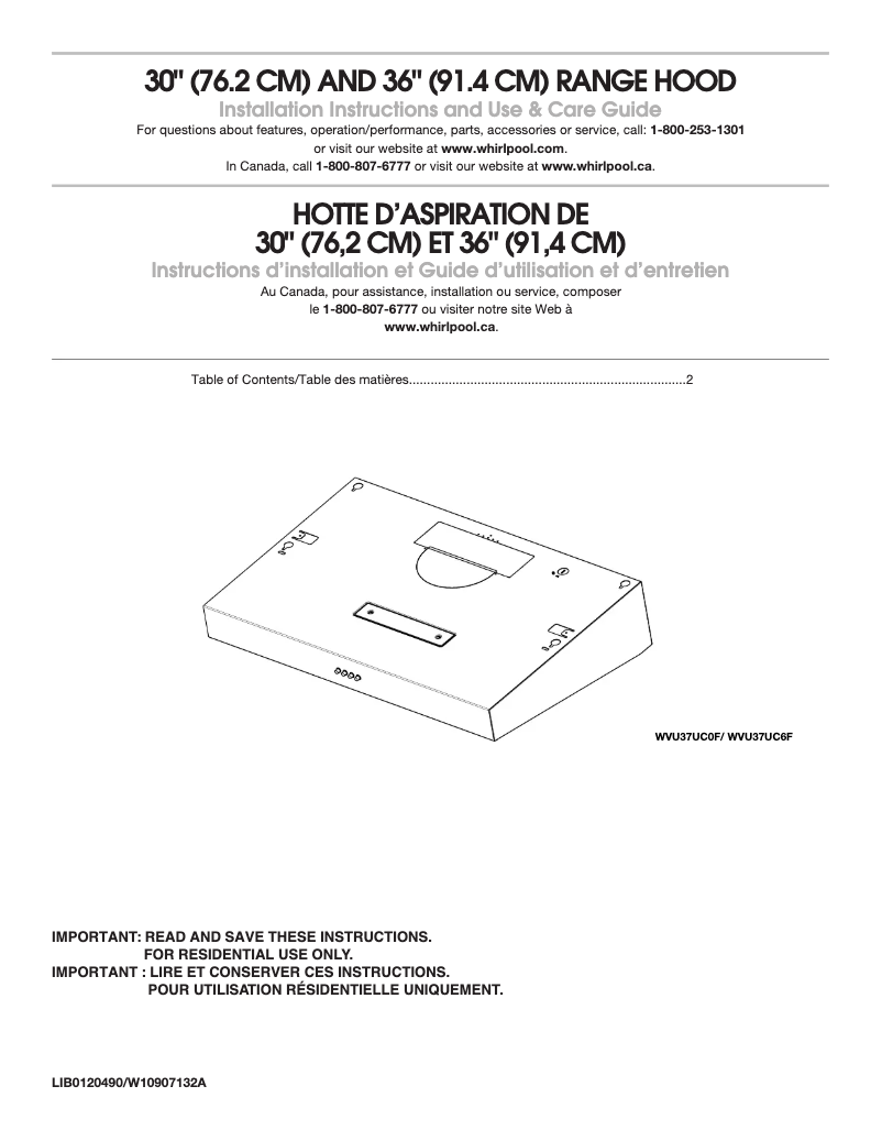 Page n°1 - Mode d'emploi Maytag WVU37UC6FS