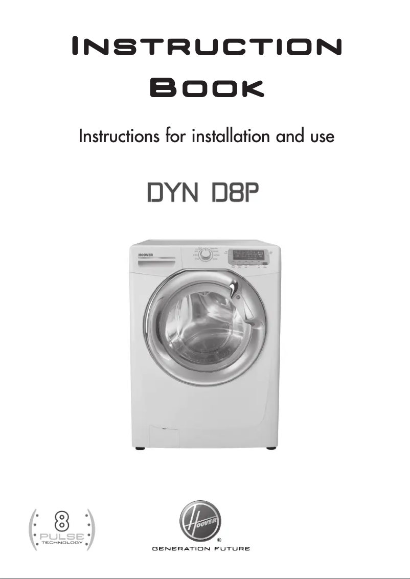 Page n°1 - Manuel utilisateur Hoover DYN 9144DG8-80