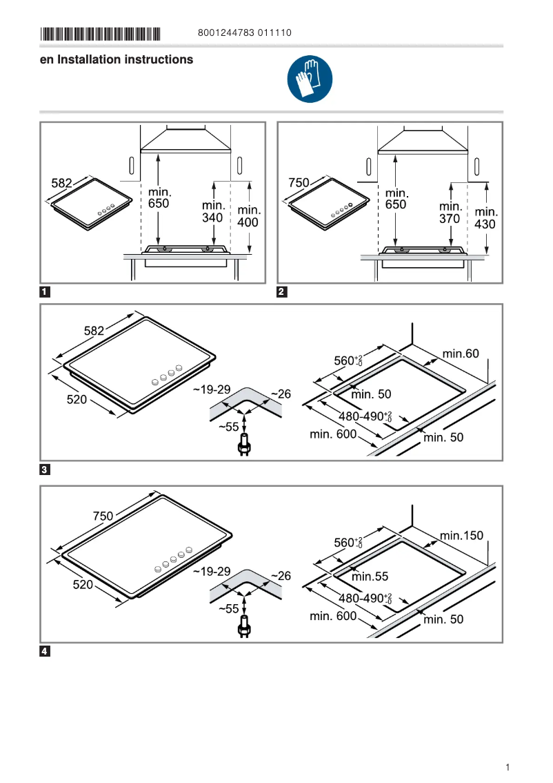Image de la première page du manuel de l'appareil PGH6B5B62Z