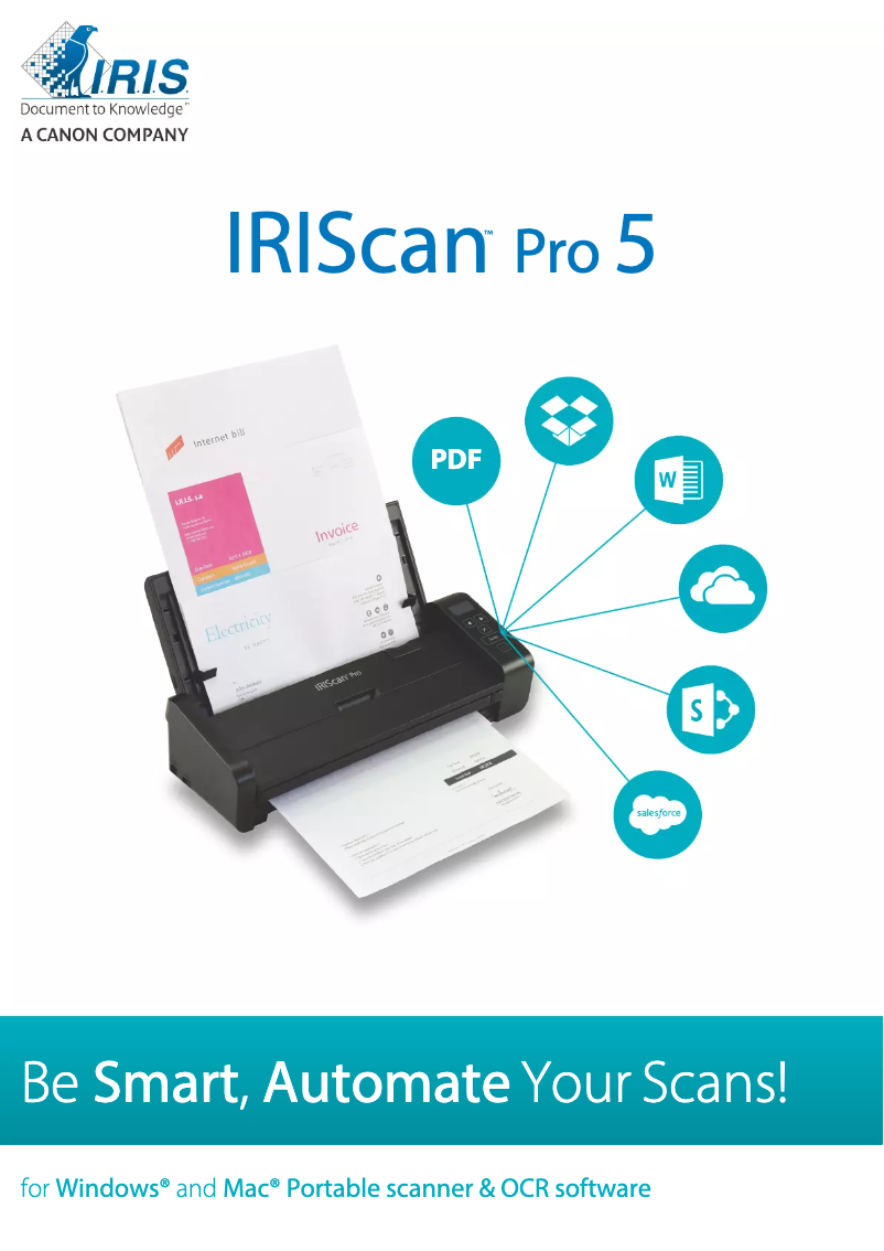 Página 1 del manual Manual de usuario I.R.I.S. IRIScan Pro 5 Invoice