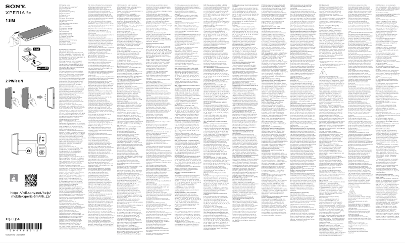 Página 1 del manual Guía de inicio rápido Sony Xperia 5 IV