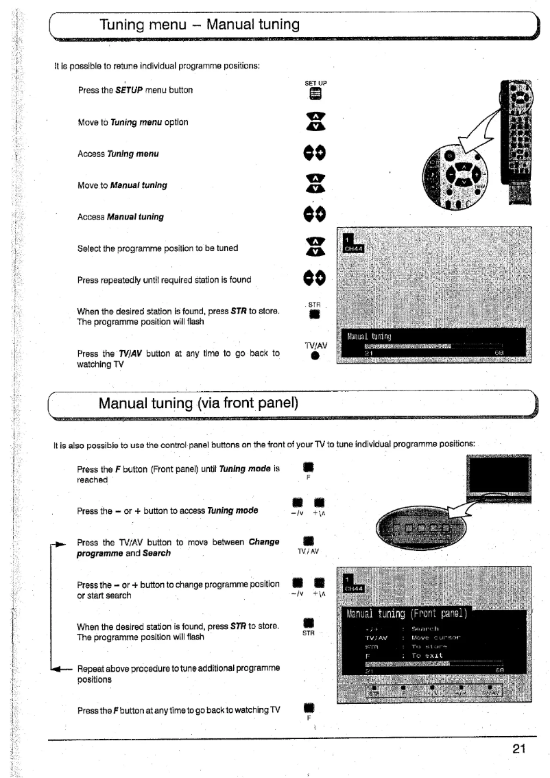 Page 1 de la notice Manuel utilisateur Panasonic TX-32PG50