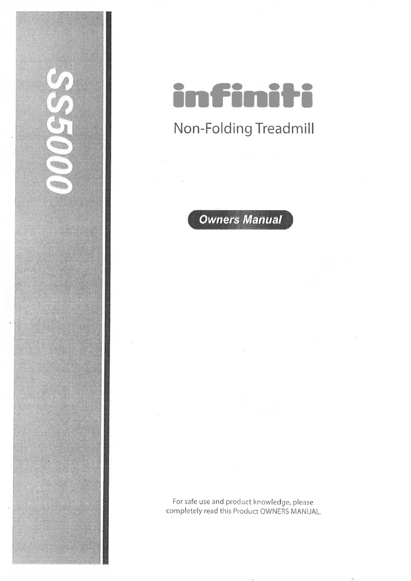 Image de la première page du manuel de l'appareil SS5000