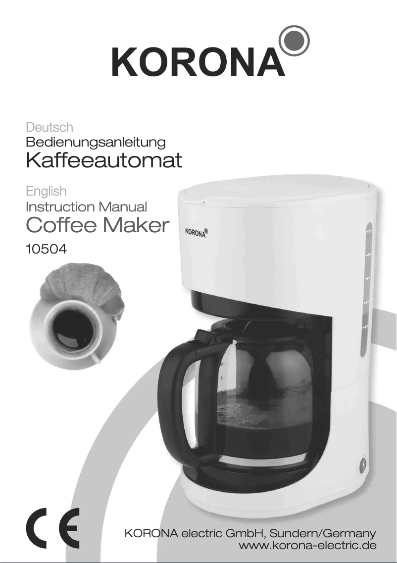 Page 1 de la notice Manuel utilisateur Korona 10504