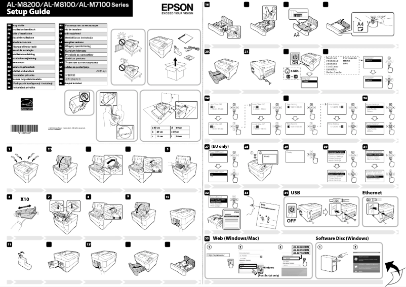 Page n°1 - Manuel utilisateur Epson WorkForce AL-M8200DN