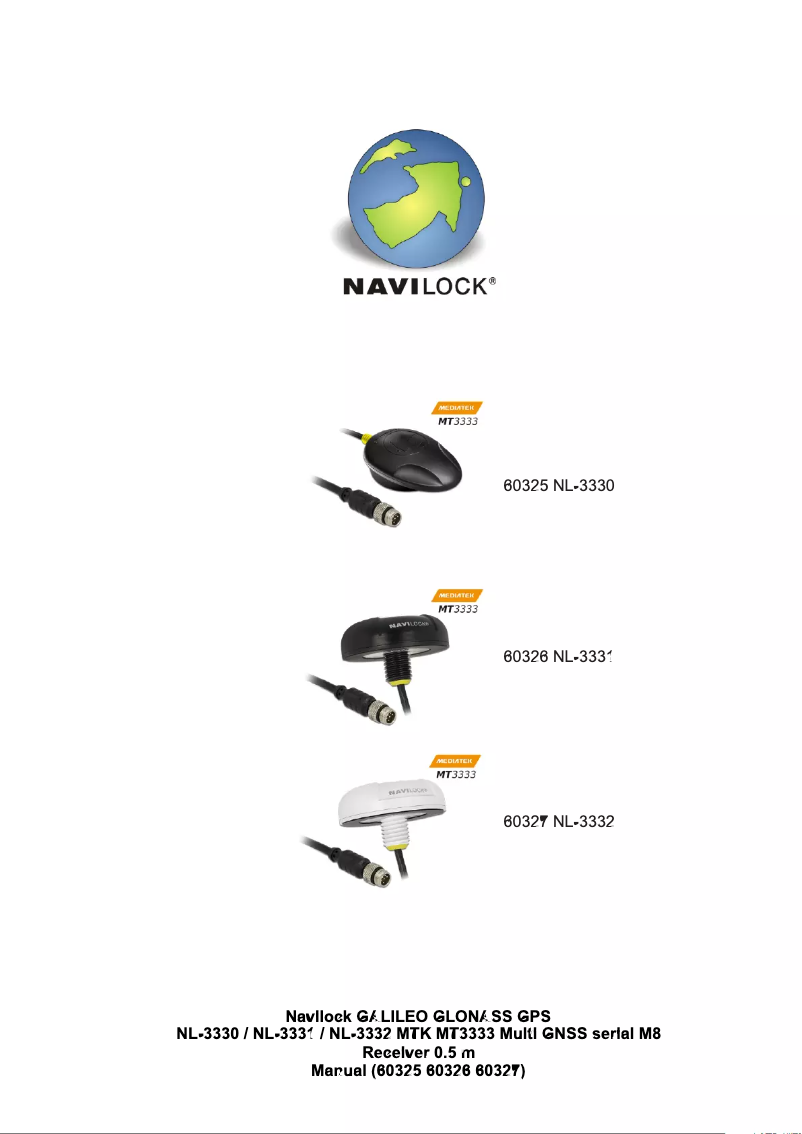 Page 1 de la notice Manuel utilisateur Navilock NL-3331