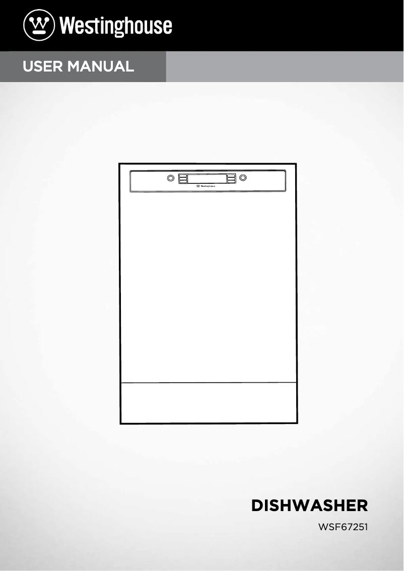 Page n°1 - Manuel utilisateur Westinghouse WSF67251S