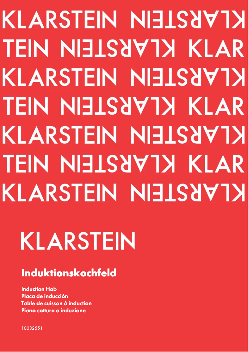 Page 1 de la notice Manuel utilisateur Klarstein 10032551