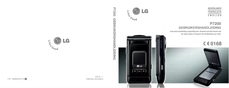 Page 1 de la notice Manuel utilisateur LG P7200
