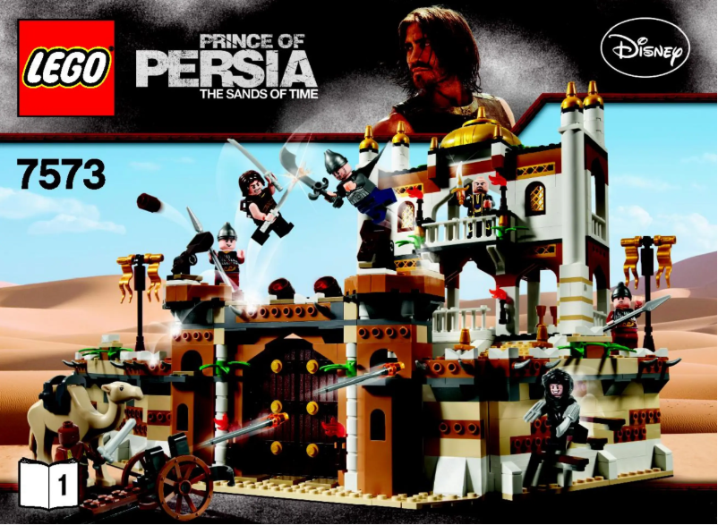 Page n°1 - Consignes visuelles Lego Prince Of Persia 7573