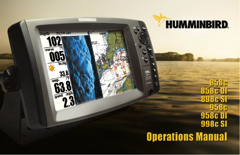 Página 1 del manual Manual de usuario Humminbird 858c DI