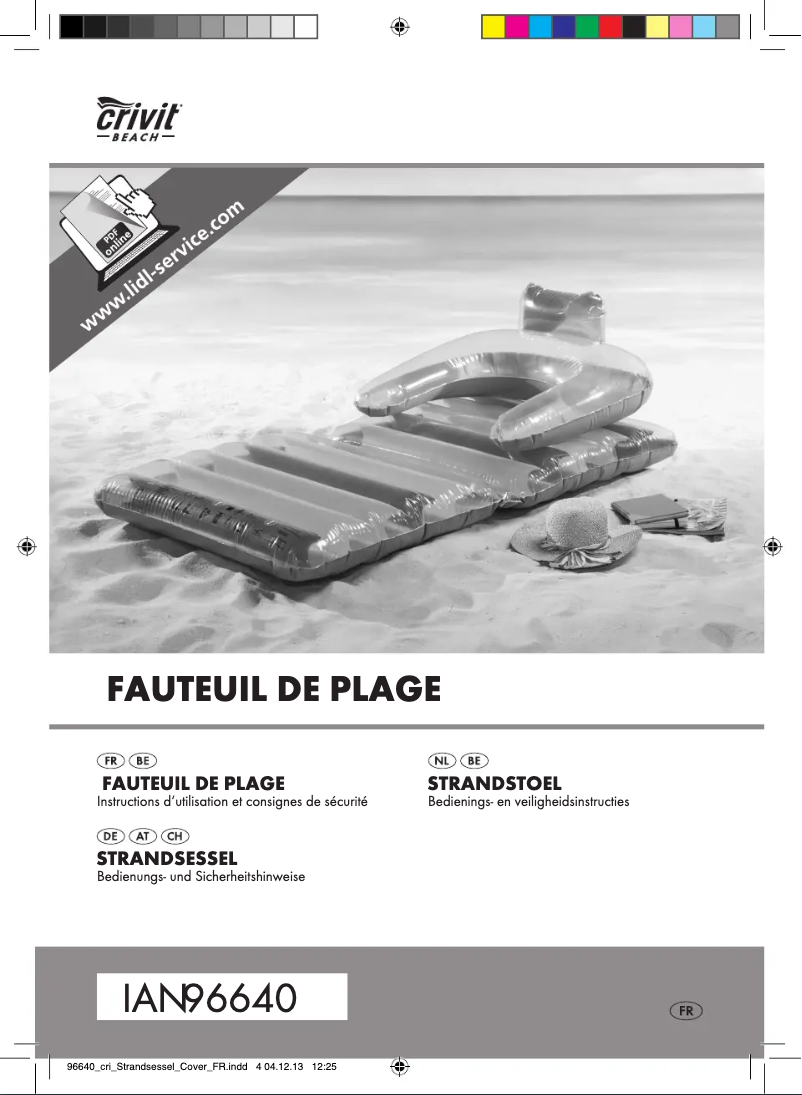 Page n°1 - Manuel utilisateur Crivit IAN 96640