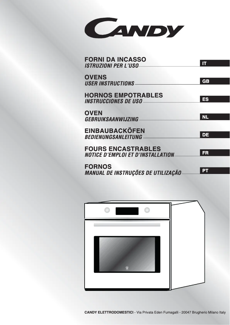 Page 1 de la notice Manuel utilisateur Candy FS 866 AQUA