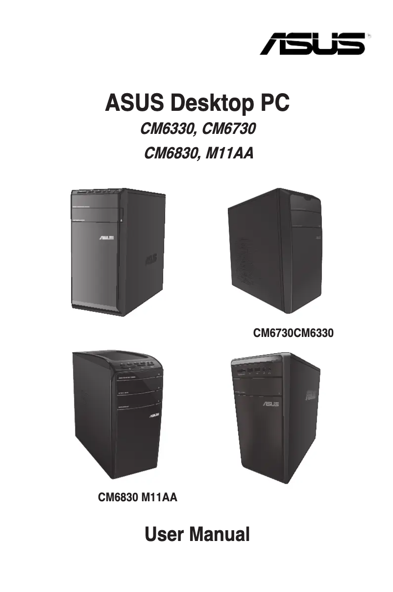 Page n°1 - Manuel utilisateur Asus CM6830